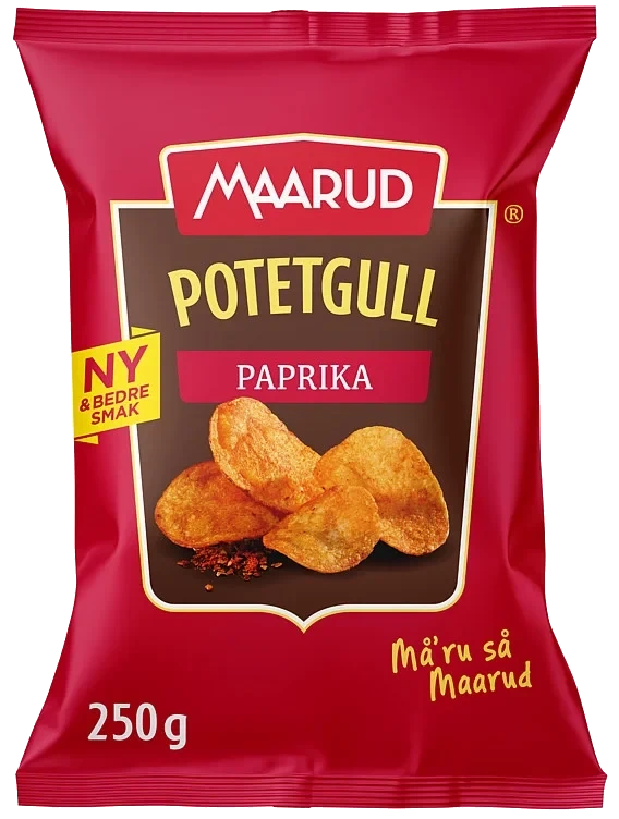 Potetgull Paprika 250g Maarud
