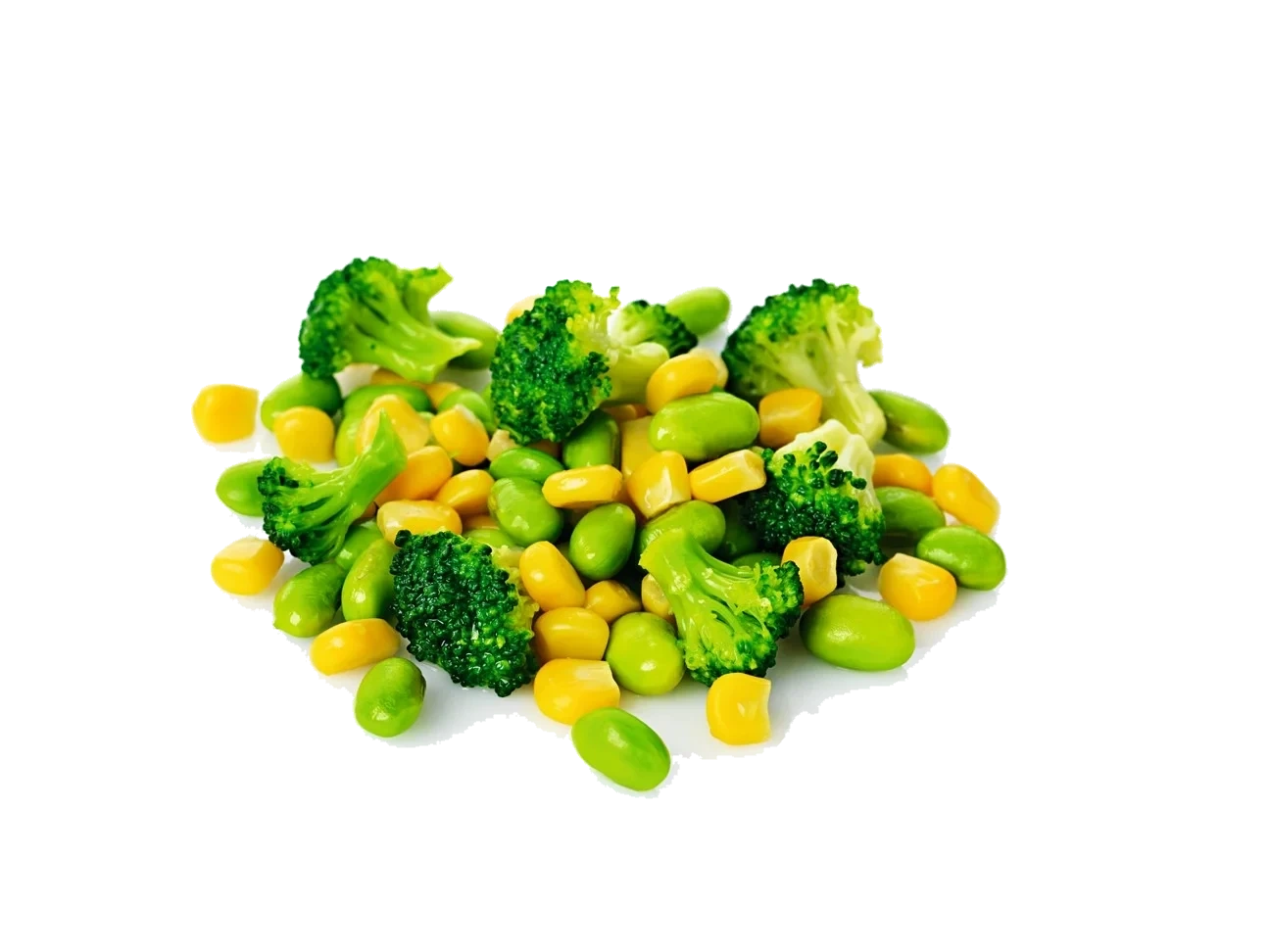 Grönsaksblandning med sojabönor