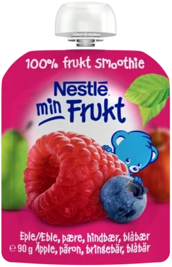 Min Frukt Smoothie Eple&Bringebær 90g Nestle