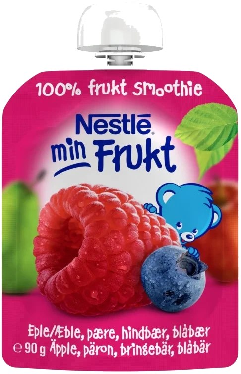 Min Frukt Smoothie Eple&Bringebær 90g Nestle
