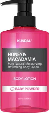 Honey & Macadamia Pure Body Lotion Baby Powder