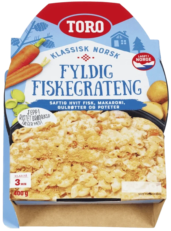 Toro Fyldig Fiskegrateng 400g