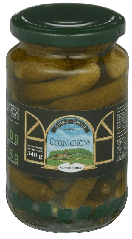 Greenhouse Cornichons 340g