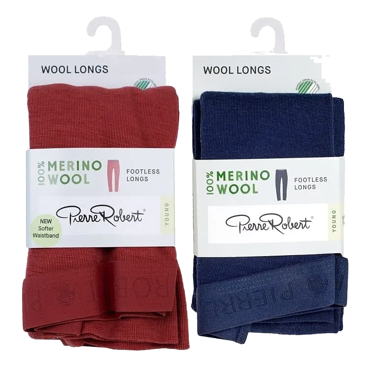 Wool Longs Jr Mix Girl 22 146-152 Pierre-Robert