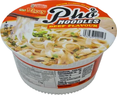 Oh! Ricey Bowl Pho Noodles Beef 71g