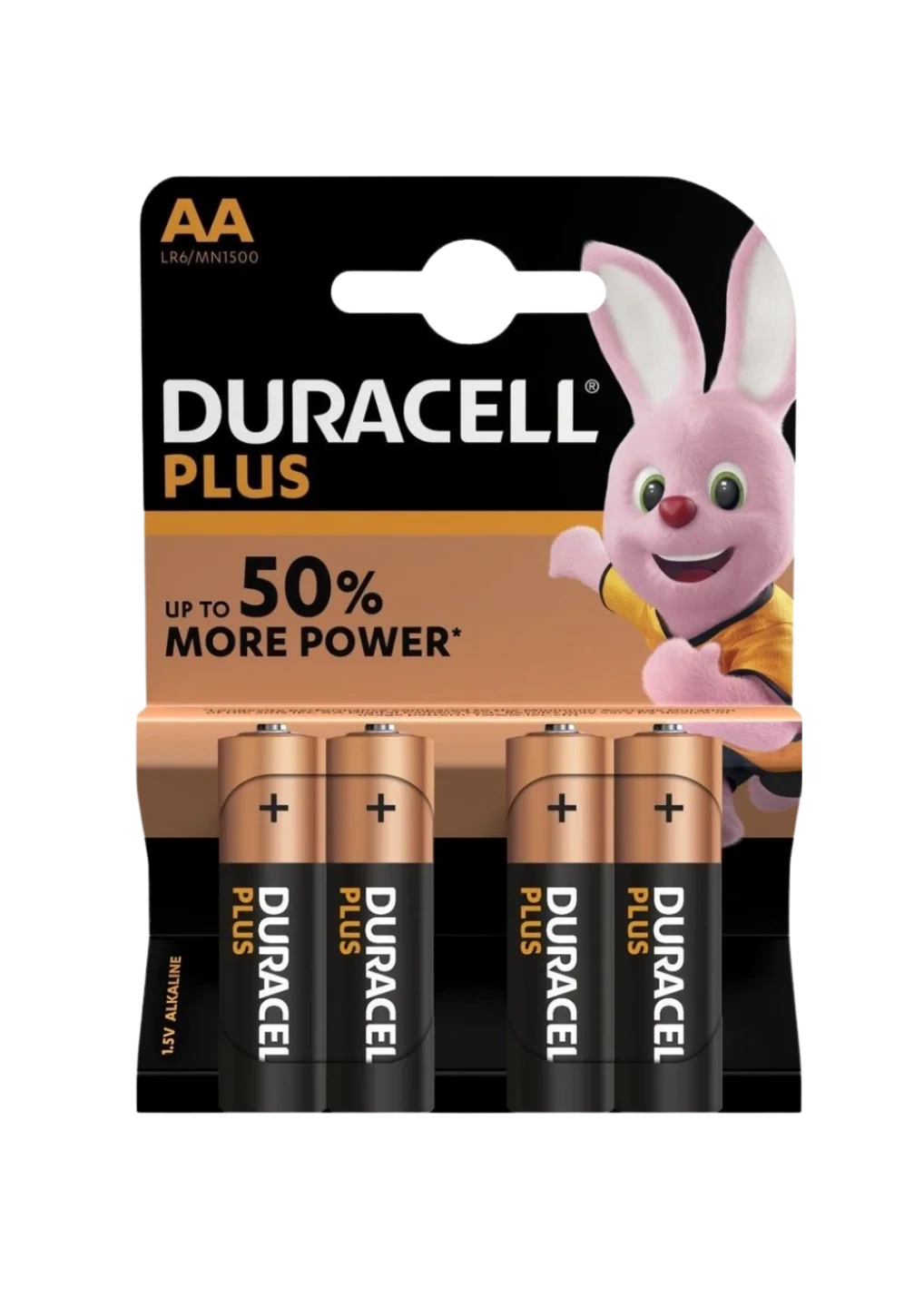 Duracell Plus Aa Alkalisk Batteri Svanen 4pk