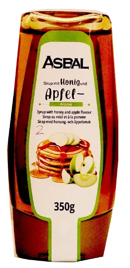 Asbal Honning Sirup m/Eple Tube 350g