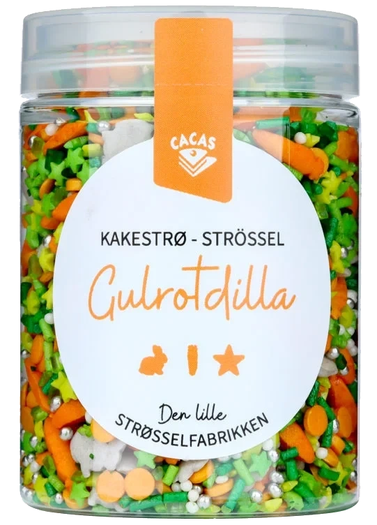 Kakestrø Gulrot Gulrotdilla 80g Cacas