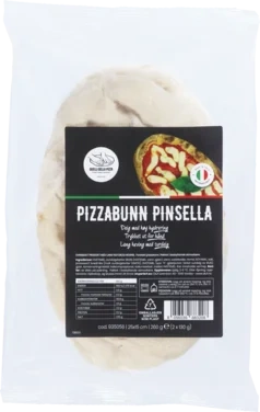 Pizzabunn Porsjon Pinsella 2x130g Quelli Della