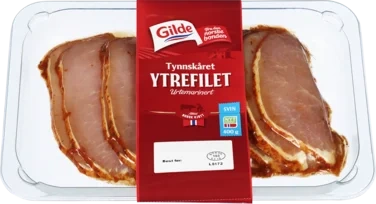 Svin Ytrefilet Tynnsk Urtemar 400g Enh