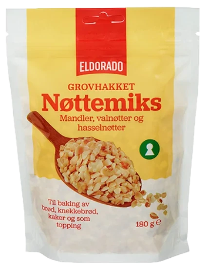 Grovhakket Nøttemix 180g