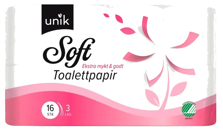 Toalettpapir Soft 16rl Unik