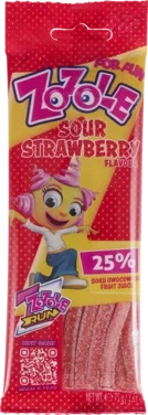 Zozole Sour Strawberry Jellies 75g