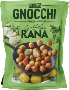 Rana Potetgnocchi Fylt med Spinat og Mozzarella Ost