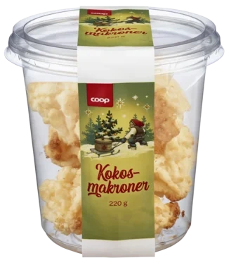 Coop Kokosmakroner 220g