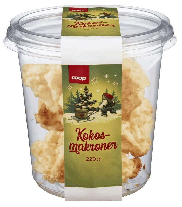 Coop Kokosmakroner 220g
