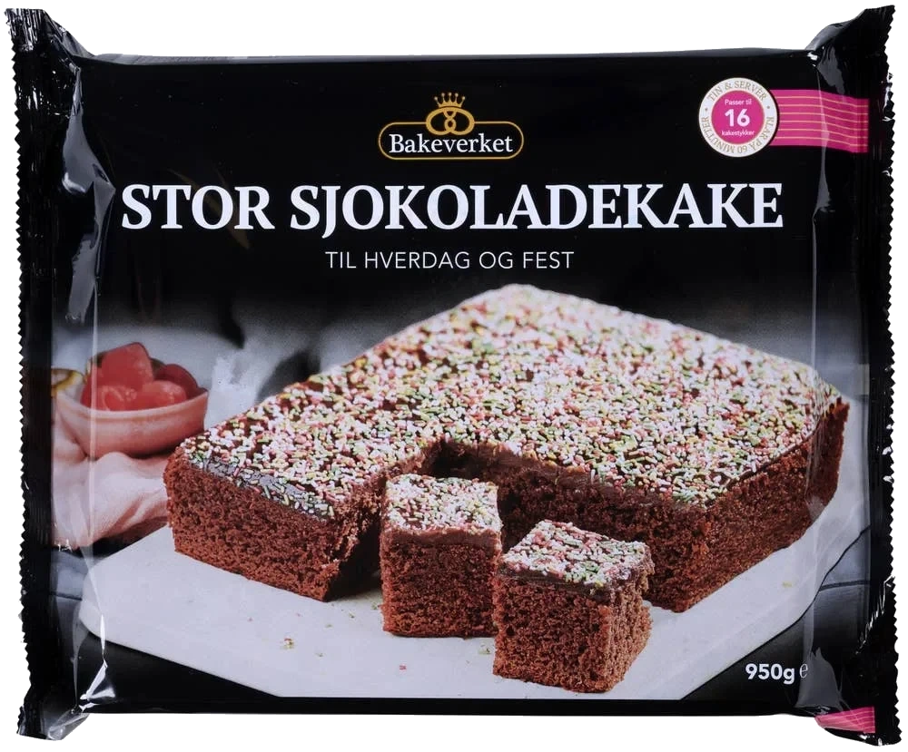 Sjokoladekake Langpanne