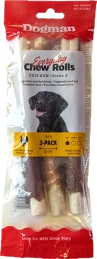 Chew Rolls Chicken 150g 3p Dogman