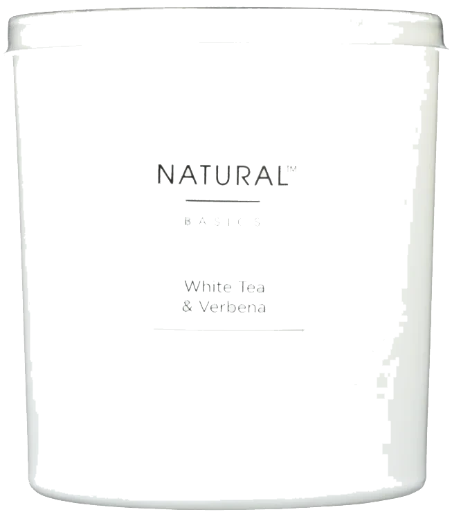 Duftlys White Tea &Verbena 20cl Natural Basics
