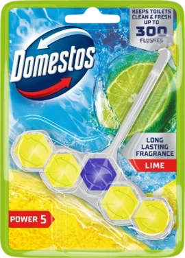 Domestos Wc Block Power5 Lime 50g Toalettrengjøring