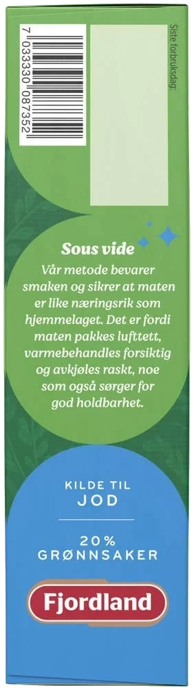 Fiskeboller i hvit saus