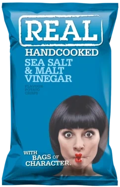 Real Crisps Salt & Vinegar 150g Tayto Group