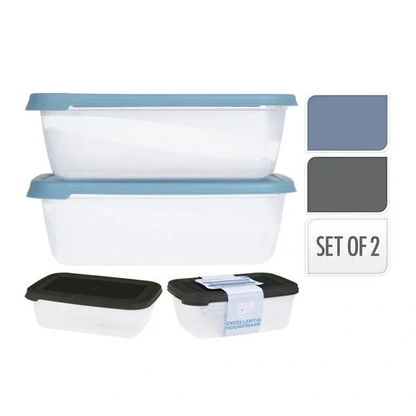 Oppbevaringsbokser - 2pk