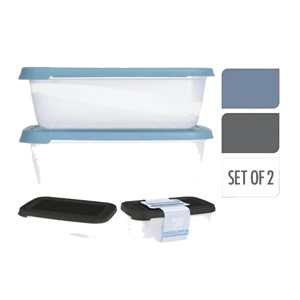 Oppbevaringsbokser - 2pk