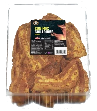 Krydret Grillribbe Sun Mex 600g
