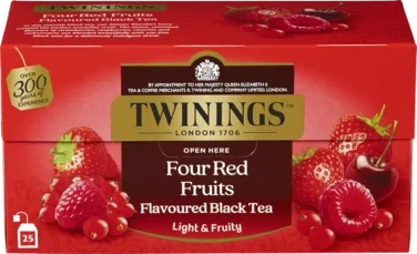 Twinings Fire Røde Frukter Te 12x25bg