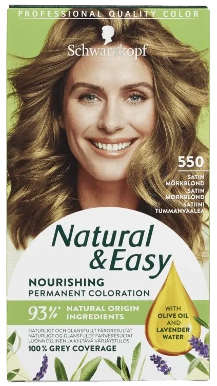 Natural & Easy 550 Mørkblond Hårfarge