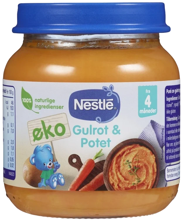 Gulrot & Potet 4m 125g