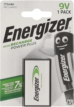 Batteri Oppladbart 9v