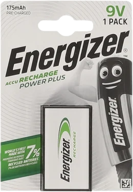Batteri Oppladbart 9v