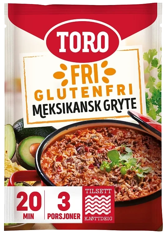 Glut.fri Meksikansk Gryte 183g Toro