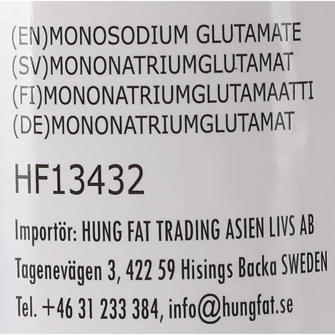 MSG Monosodium Glutamat