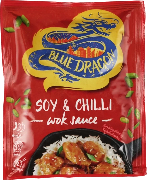 Woksaus Soya&Chilli 120g Blue Dragon
