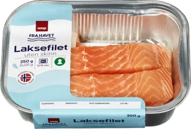 Laksefilet 250g 2x125 Coop