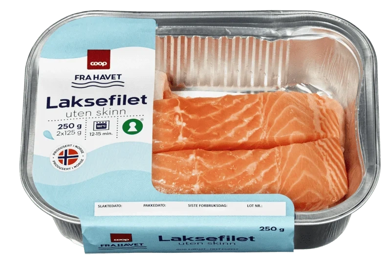 Laksefilet 250g 2x125 Coop