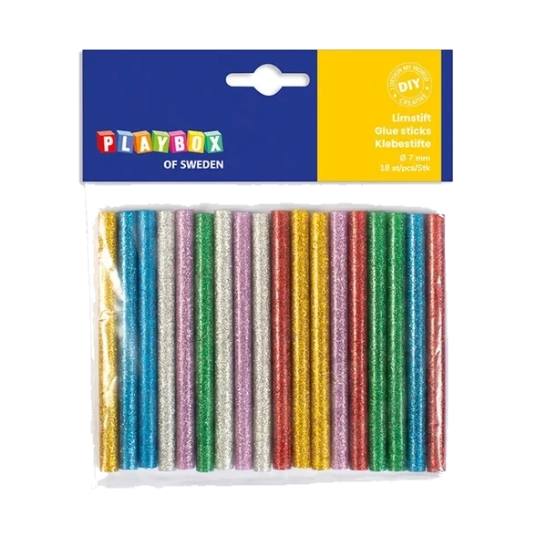 Limstift Glitter Ø 7 Mm 18 Stk.