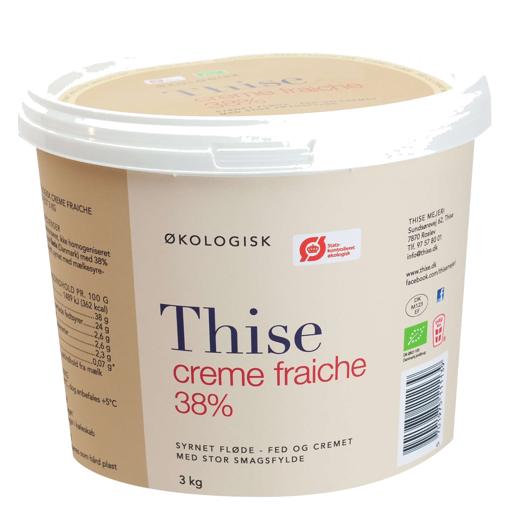 Creme Fraiche 38% ekologisk