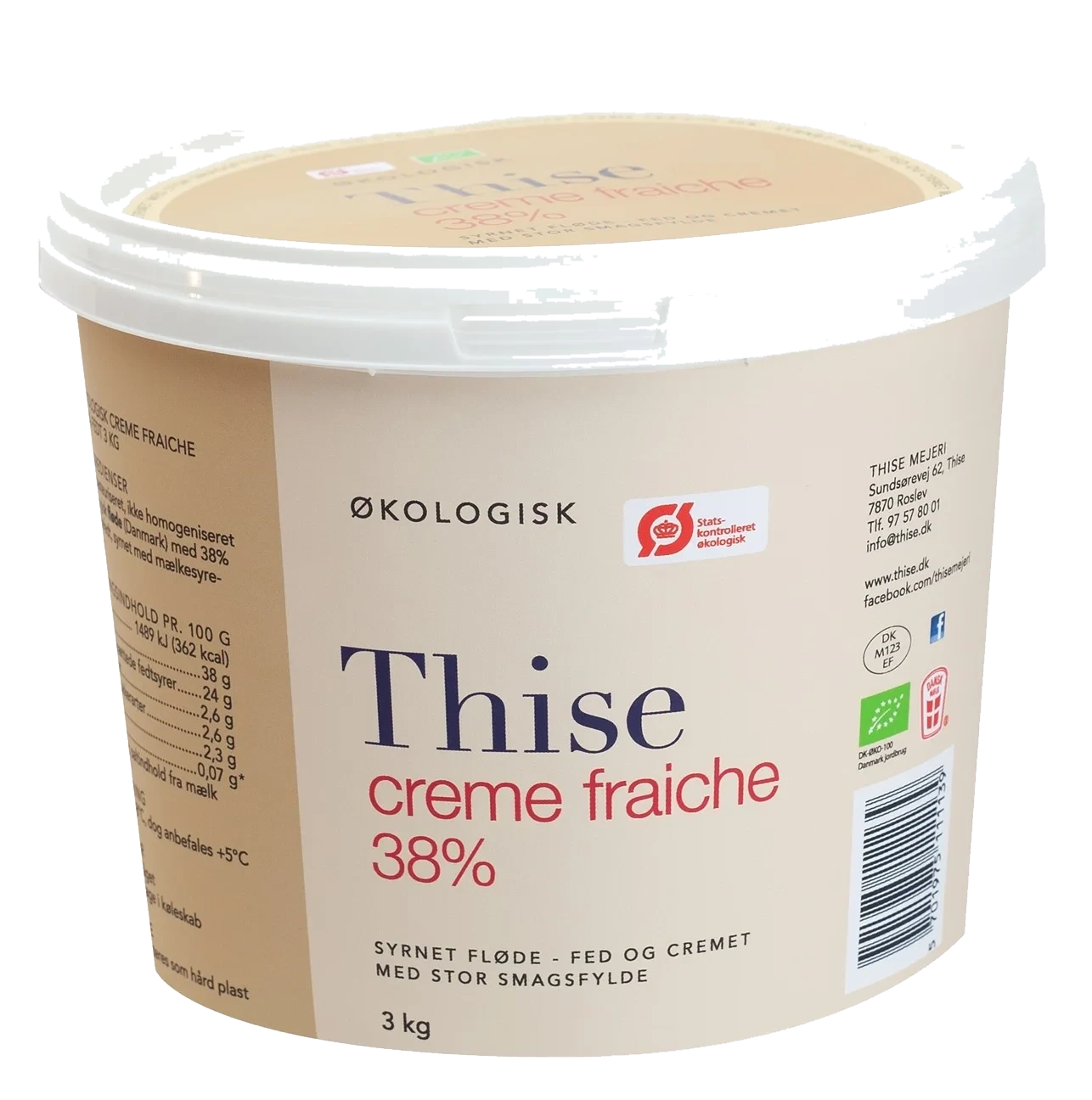 Creme Fraiche 38% ekologisk