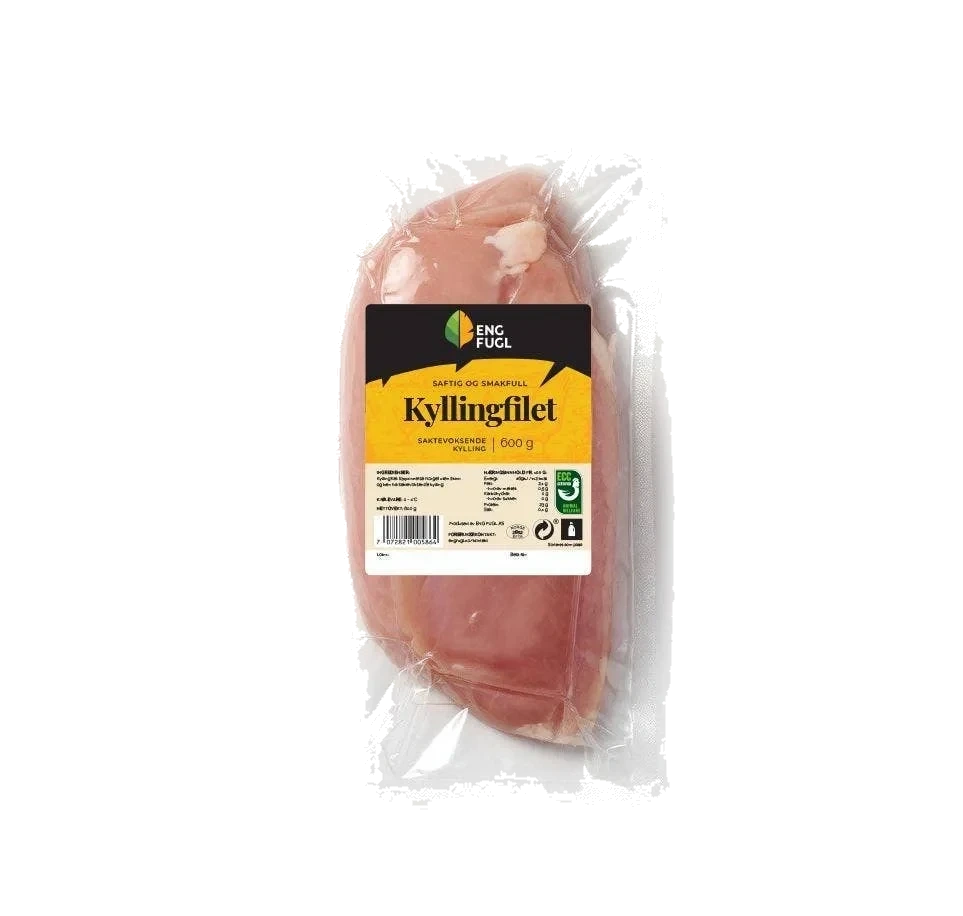 Saktevoksende kyllingfilet