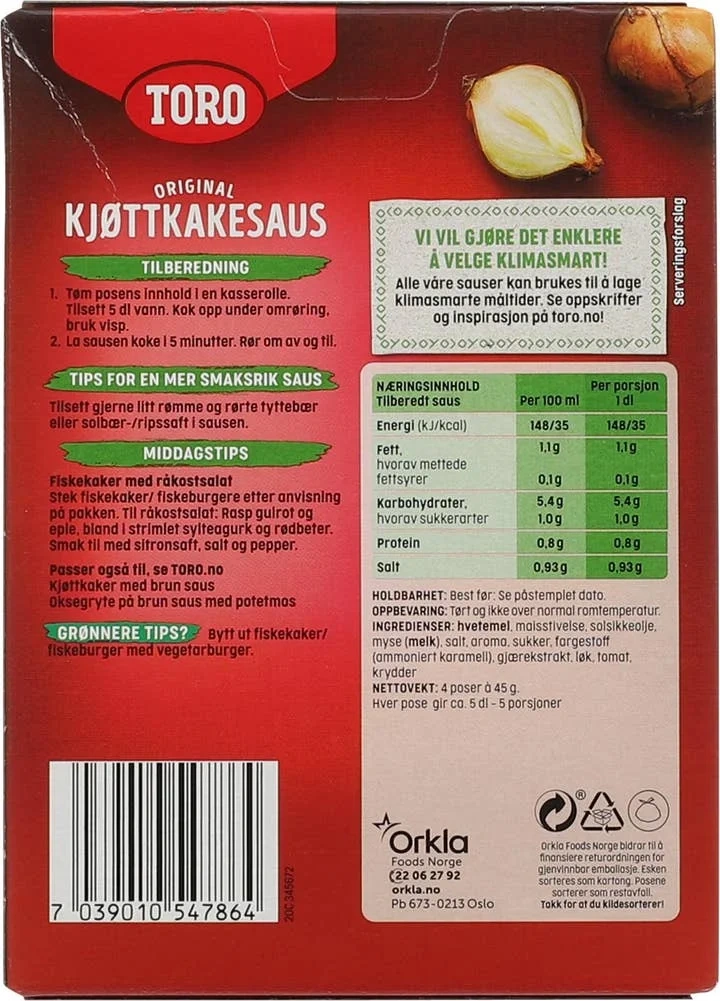 Kjøttkakesaus