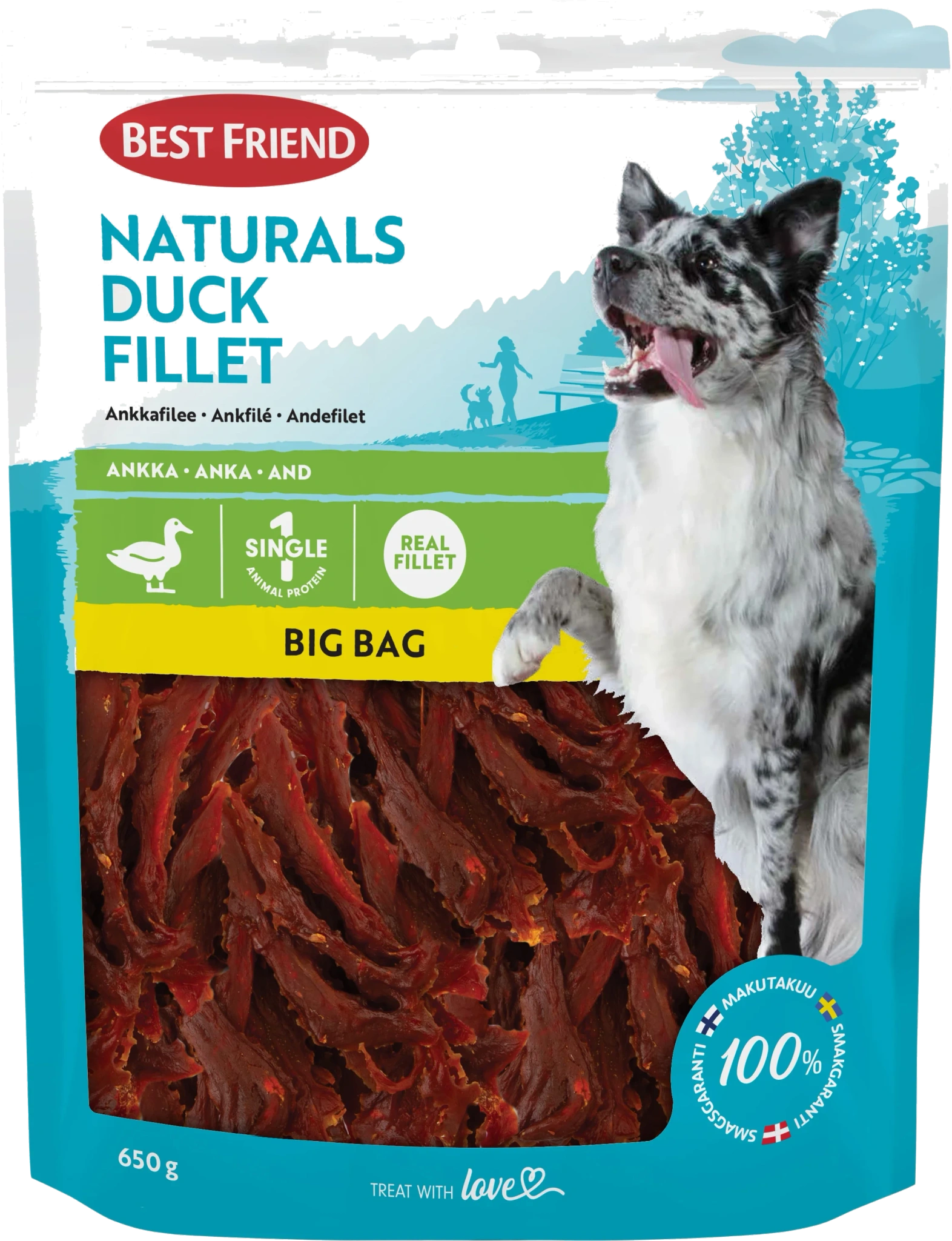 Hundgodis Natural Ankfilé