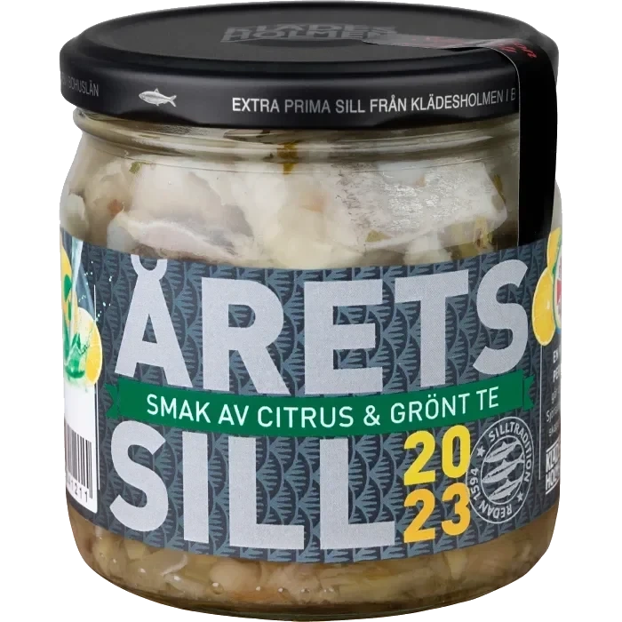 Klädesholmen Årets Sill 2023 Citrus & Grönt Te 420g