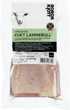Røroskjøtt Lammerull i Bit Håndsydd Røroskjøtt Håndsydd