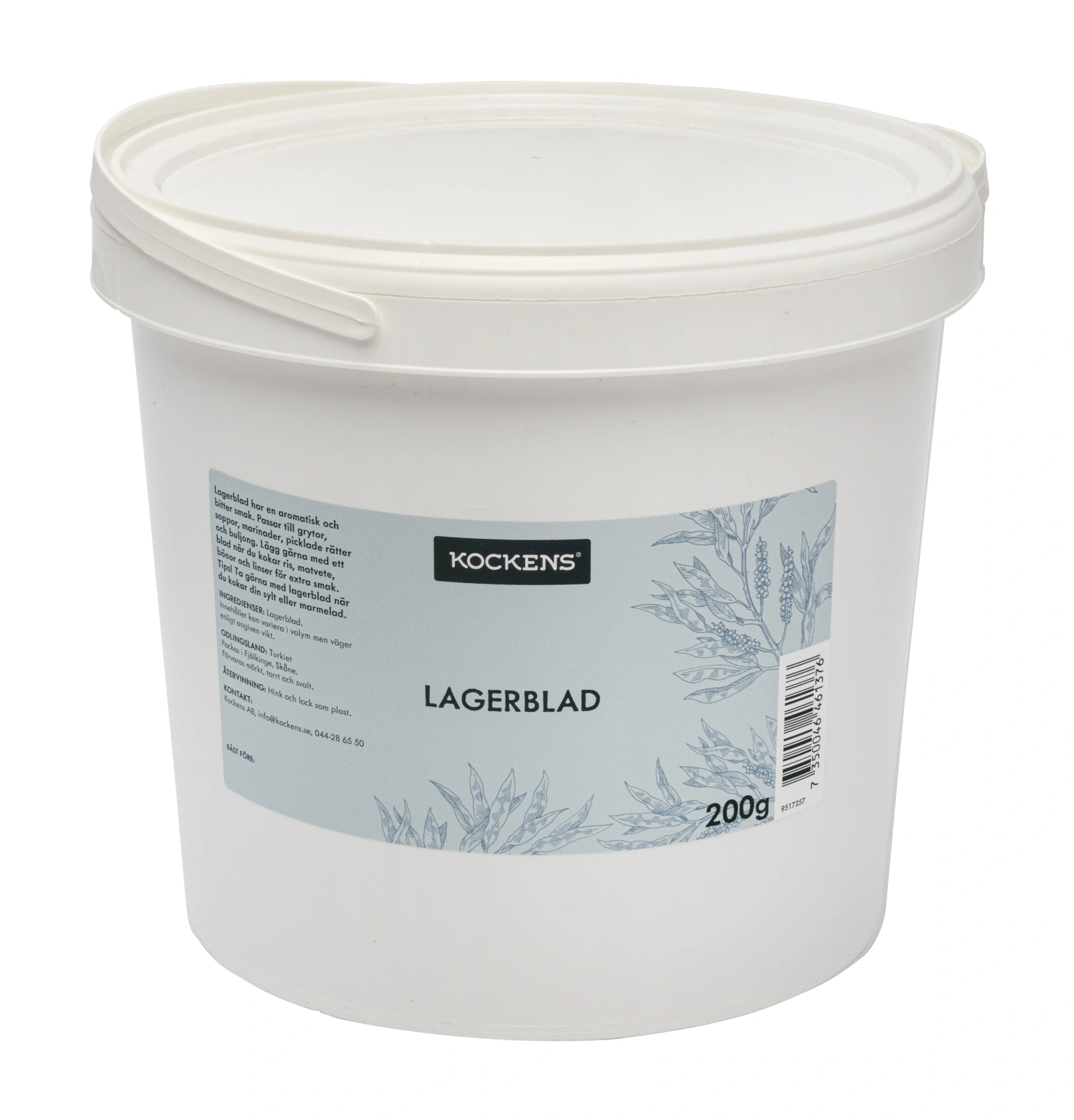 Lagerblad hink