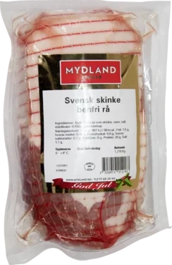 Svensk Skinke Benfri Rå Mydland