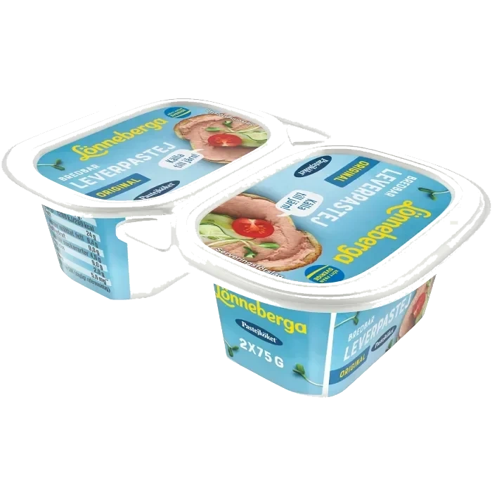 Leverpastej Bredbar 2x75g Pastejköket